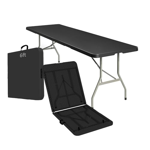 Heavy Duty Portable Folding Table for Dining, Parties, and Camping Z981199