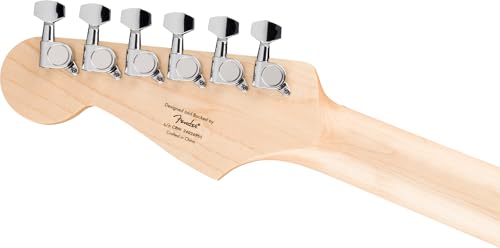 Stratocaster Electric Guitar Bundle with Amplifier, Gig Bag, Strap, Cable, Picks, and DVD F102