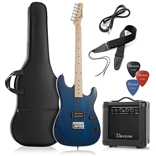 Electric Guitar with 10-Watt Amp, Black - Right Handed Beginner Kit C825707