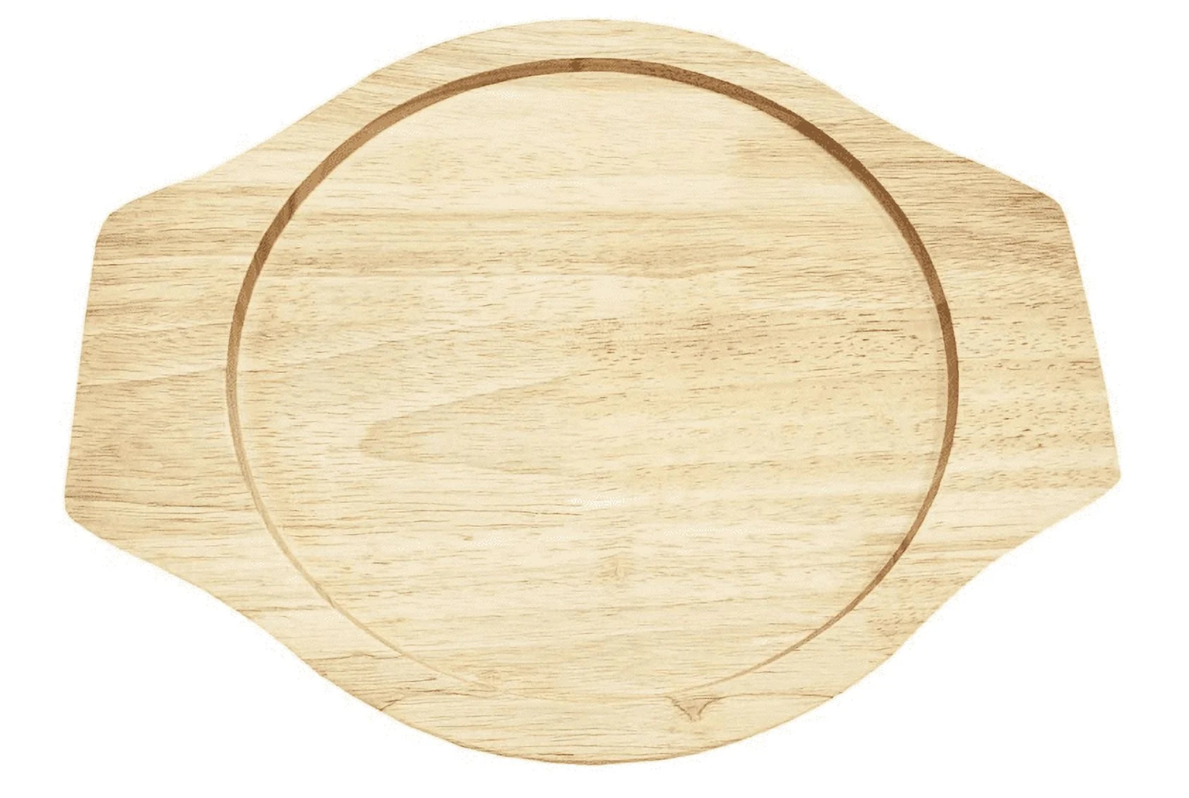 Cast Iron Grill Pan with Rubber Wood Underliner Z72127
