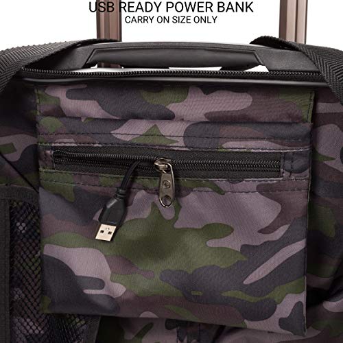 Expandable Hardside Luggage with Spinner Wheels and TSA Lock, Carry-On 19-Inch X51908