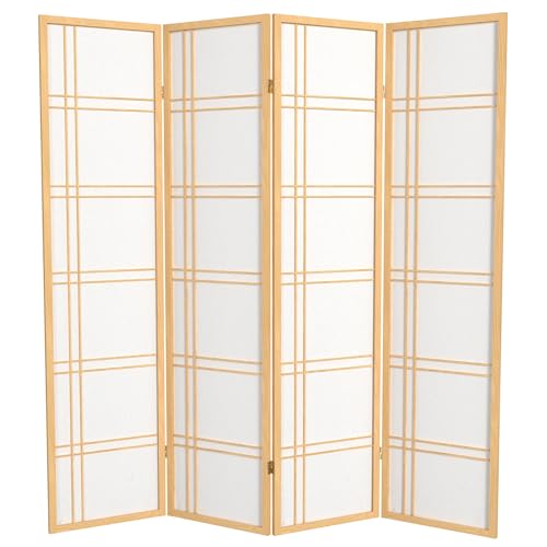 6 Panel Honey Room Divider D80902