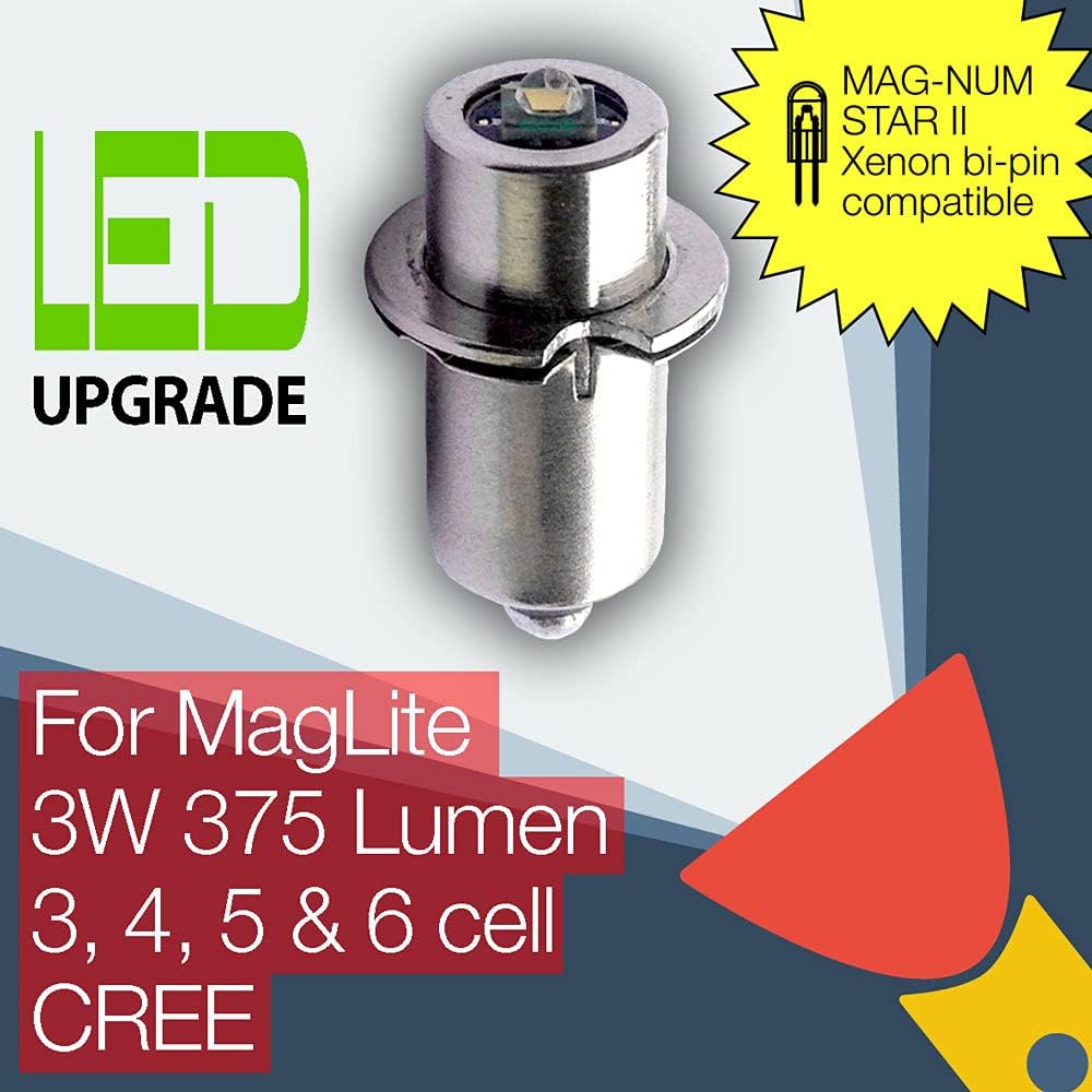 LED Conversion Bulb for Flashlight, 375 Lumens Y331365