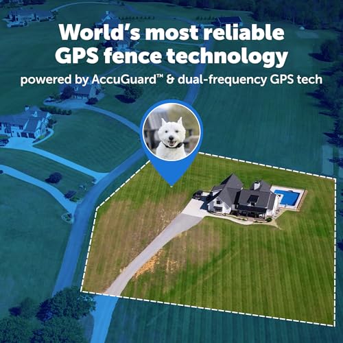 Wireless Dog Fence with GPS Tracking for All Breeds 10 lbs and Above H13868