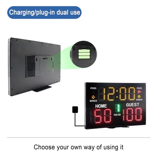LED Scoreboard with Remote for Tennis, Badminton, Volleyball A686941