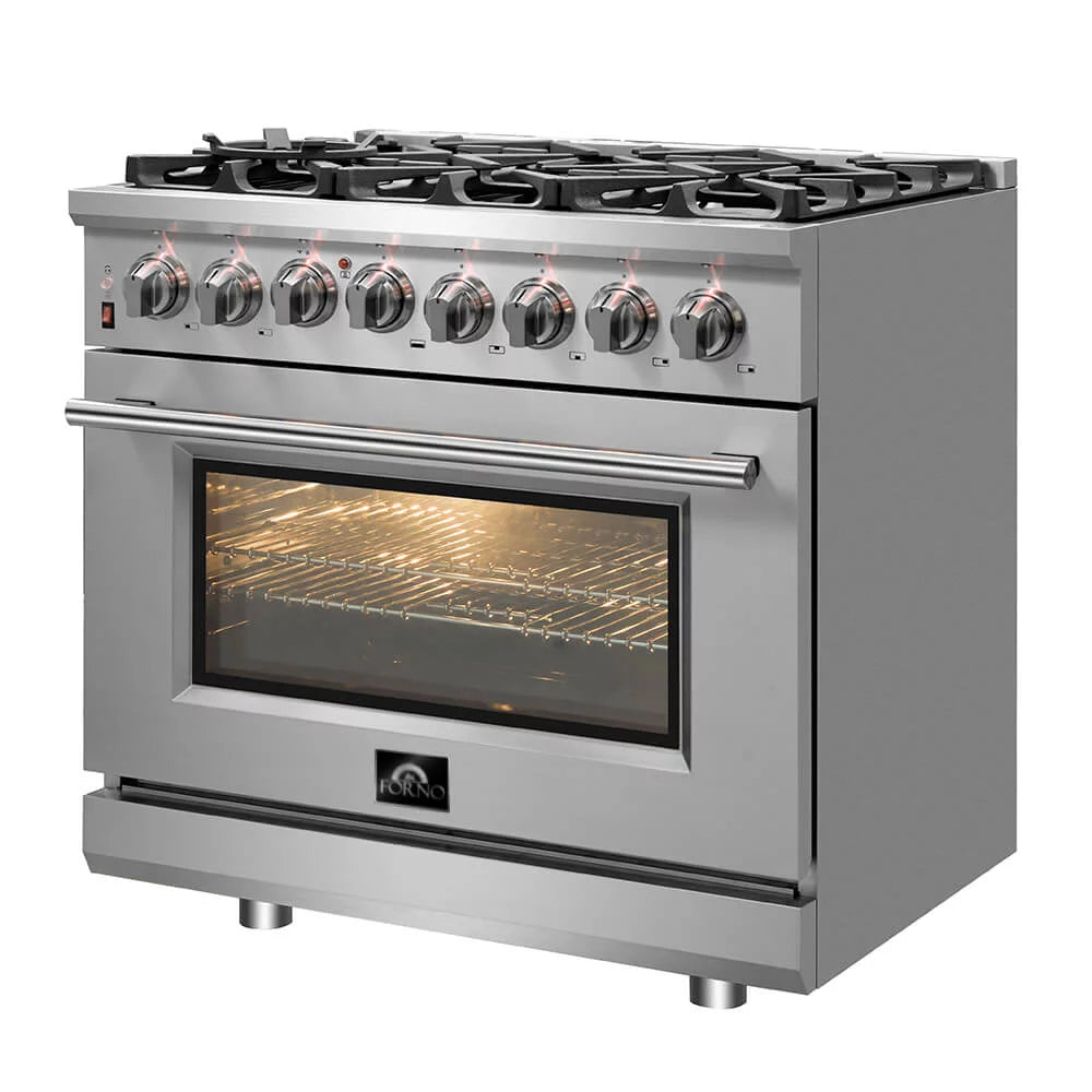 36 inch Dual Fuel Stainless Steel Range N22902