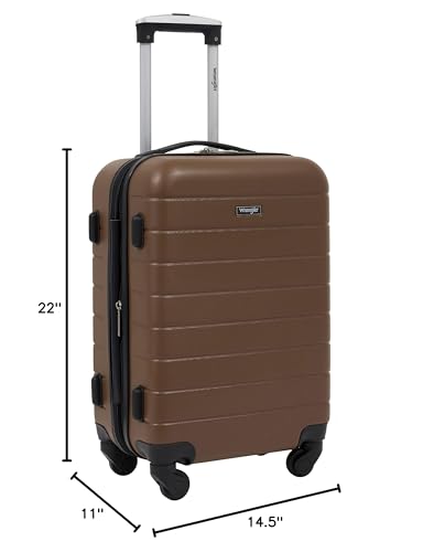 Smart Luggage Set with Cup Holder and USB Port, 20-Inch Carry-On D90568