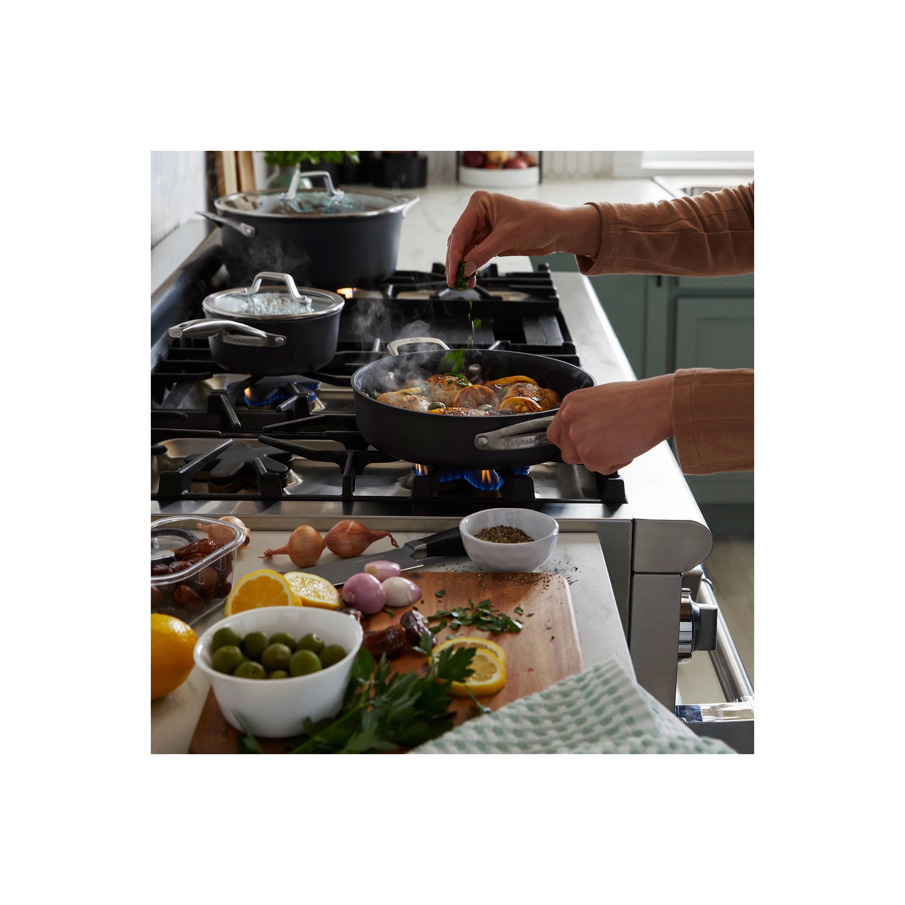 Nonstick 11-Inch Square Grill Pan K1769