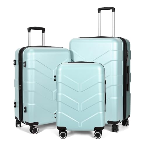 Hardside Carry-On Luggage 22x14x9 with Spinner Wheels G556