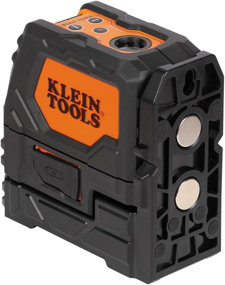 Self-Leveling Laser Level, Rechargeable, Cross-Line with Magnetic Mounting Clamp A77740