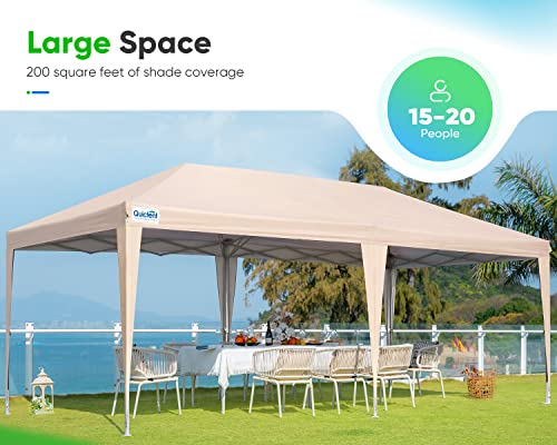 Pop up Canopy Tent 10x20ft Waterproof with Roller Bag B932