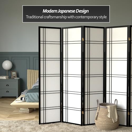 6 Panel Honey Room Divider D80902