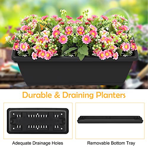 Raised Garden Bed 4 Tier Vertical Planter with Legs H80745