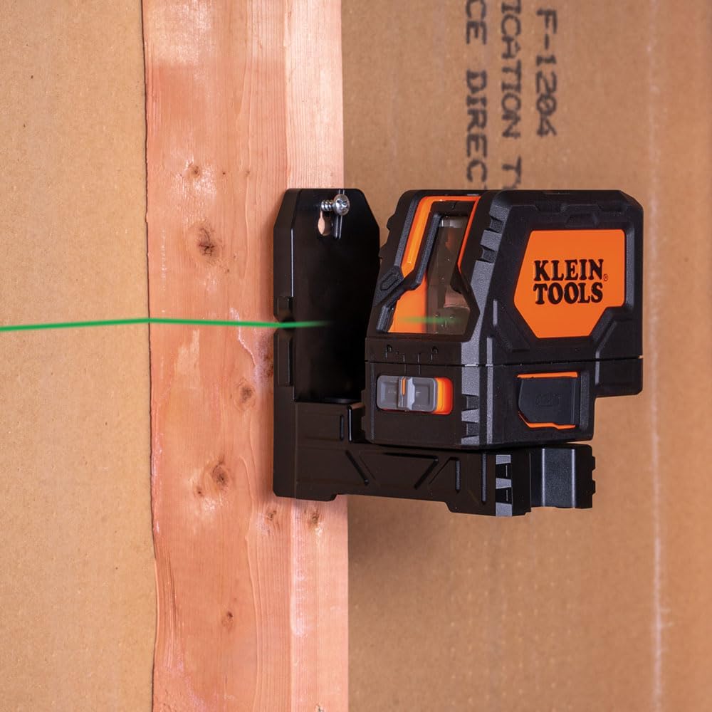 Self-Leveling Laser Level, Rechargeable, Cross-Line with Magnetic Mounting Clamp A77740