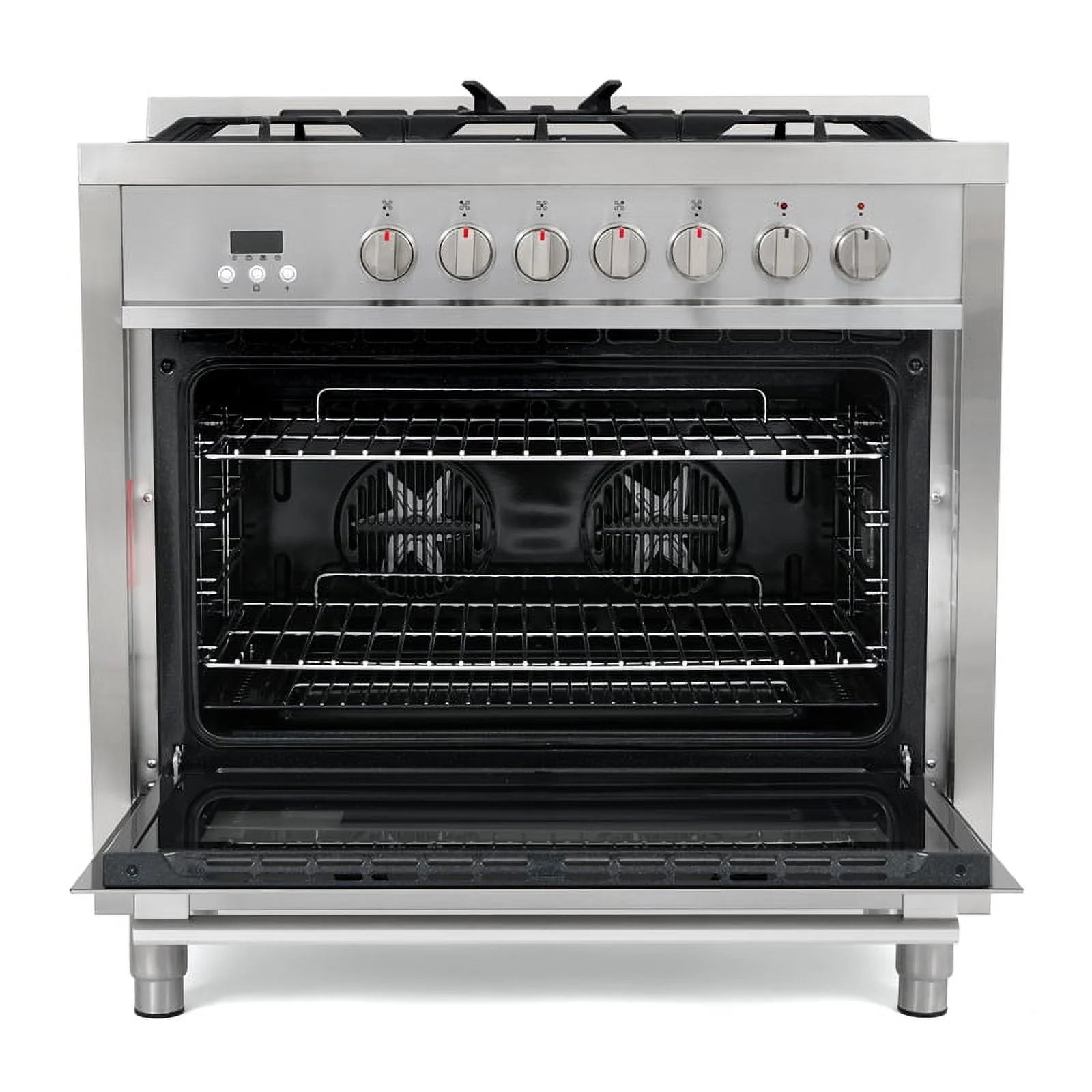36 in. Stainless Steel Dual Fuel Range with Convection Oven X8693