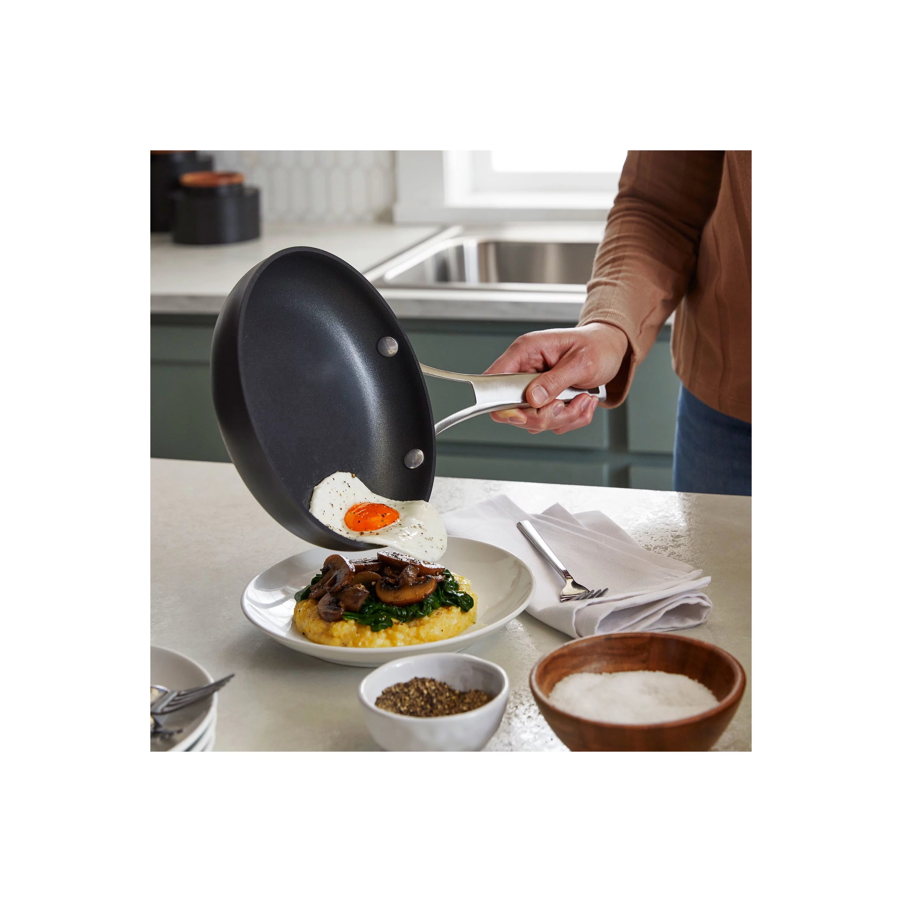 Nonstick 11-Inch Square Grill Pan K1769