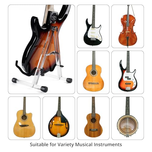 Wood Guitar Stand Foldable for Acoustic Electric Bass V5101