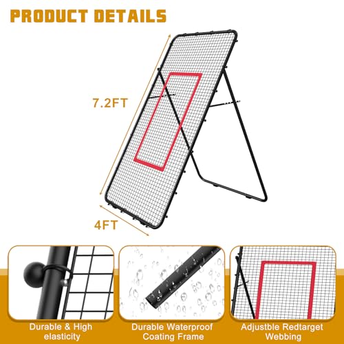 Adjustable Volleyball Net 7x4 Ft for Training Practice R409