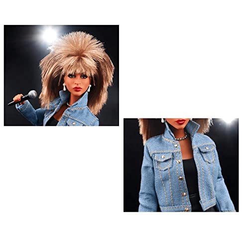 Tina Turner Barbie Doll in 90s Fashion with Microphone Accessory R717
