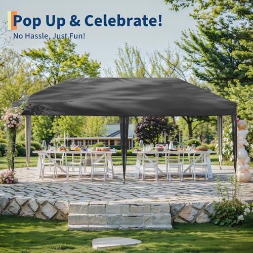 Pop Up Canopy Tent with Roller Bag, Adjustable Height U660
