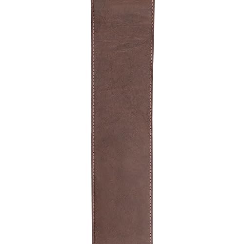 Auto Lock Guitar Strap - Leather - 2.5" Width - Brown G184143