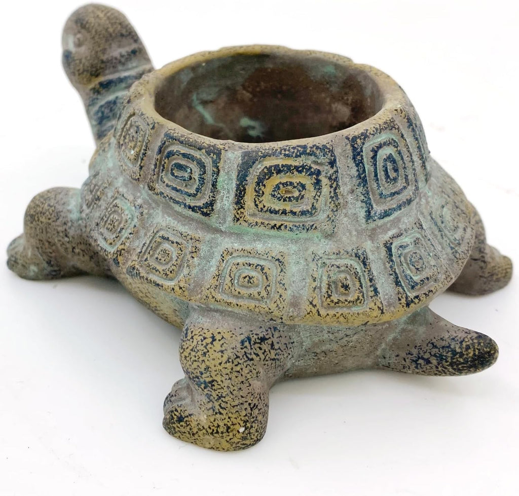 Small Cement Turtle Planter for Succulents C2896