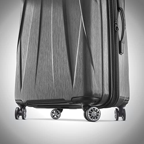 Hardside Expandable Carry-On Luggage with Spinner Wheels, Black, 20-Inch O253