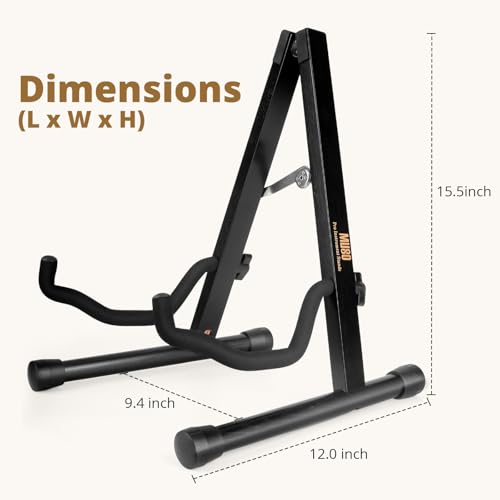 Wood Guitar Stand Foldable for Acoustic Electric Bass V5101