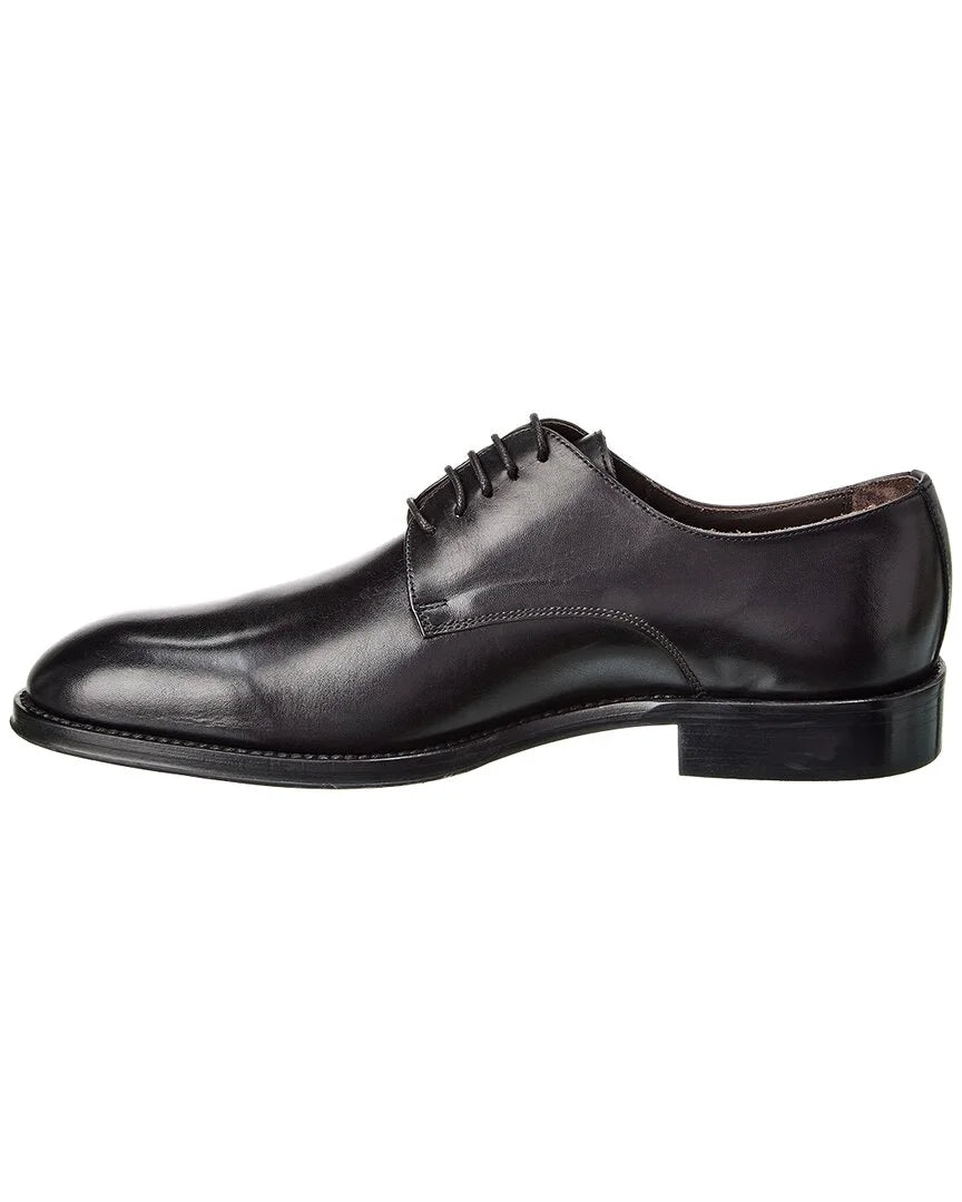 Leather Oxford Shoes, Black R60001