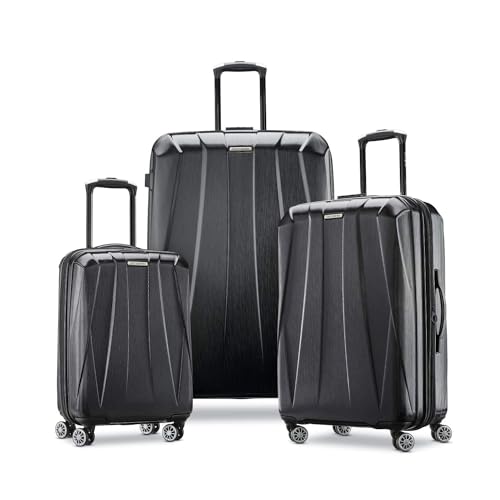 Hardside Expandable Carry-On Luggage with Spinner Wheels, Black, 20-Inch O253