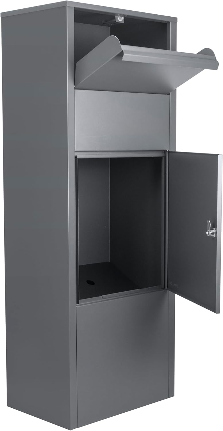 Large Steel Parcel Drop Box with Lock S7648