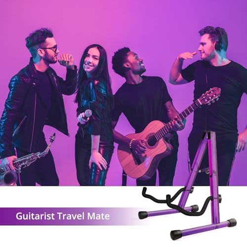 Wood Guitar Stand Foldable for Acoustic Electric Bass V5101