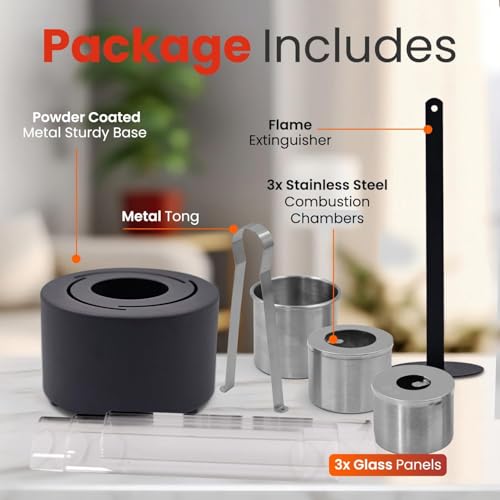 Tabletop Smokeless Fire Pit for Indoor & Outdoor Use U226