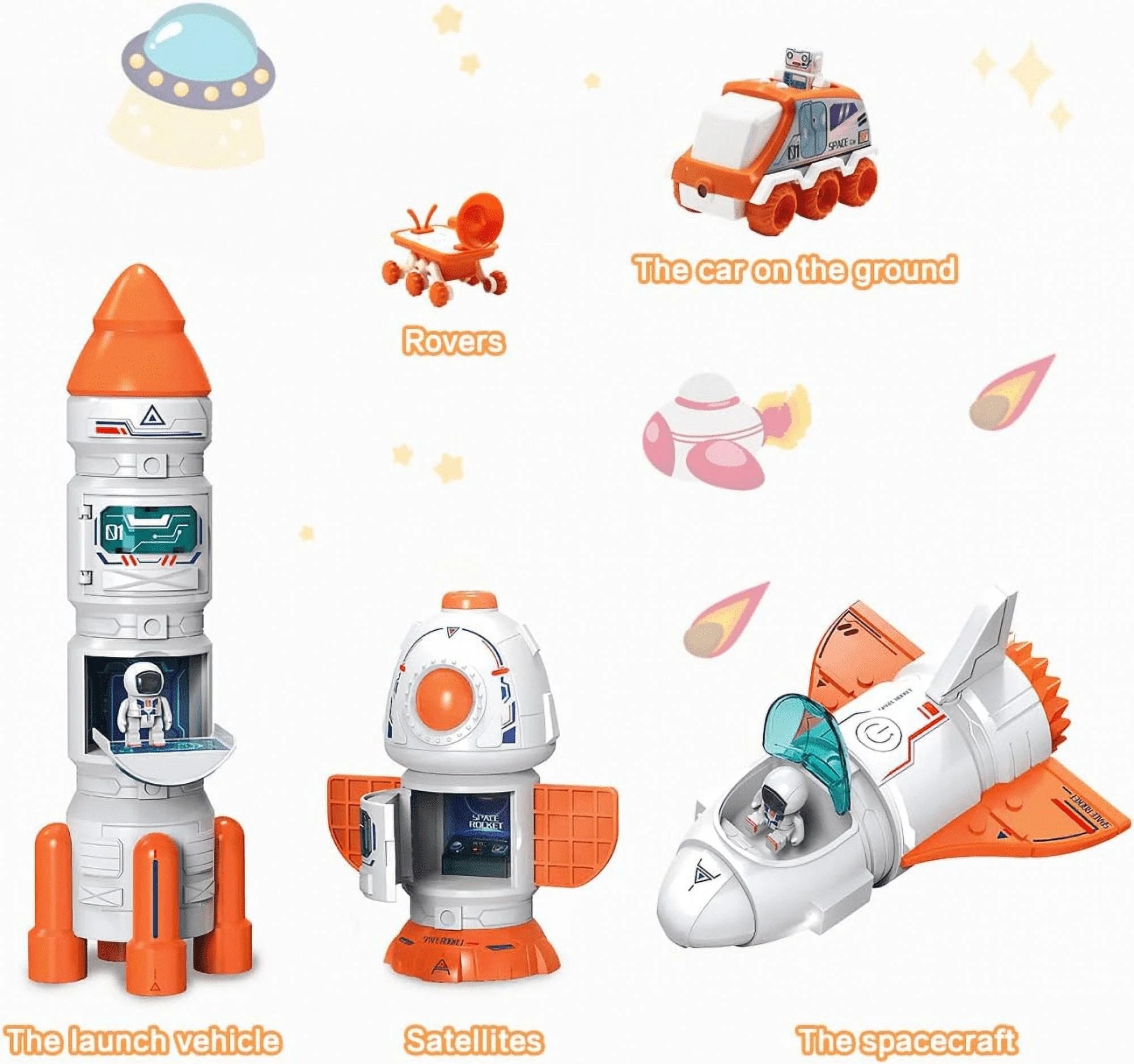 Spaceship Toy for Boys 3-8 with Sound & Lights R545128