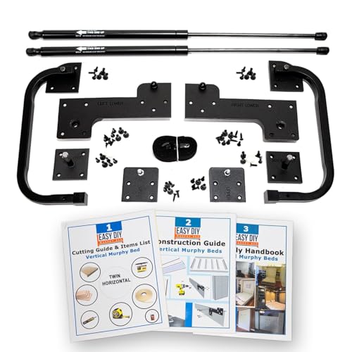 Queen Size DIY Murphy Bed Hardware Kit - Vertical Wall Bed with Pull Down Mechanism C9139