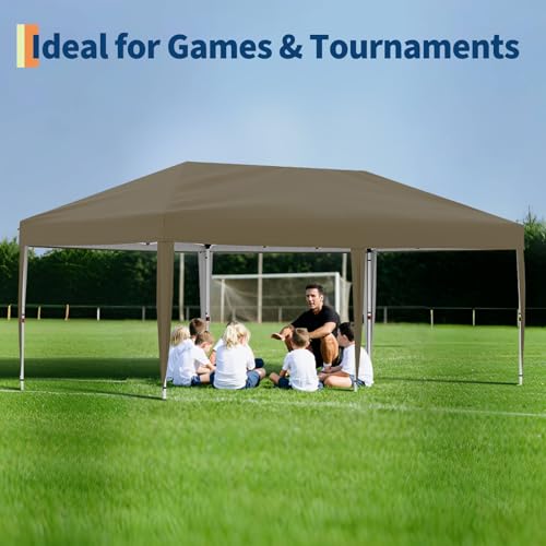 Pop Up Canopy Tent with Roller Bag, Adjustable Height U660