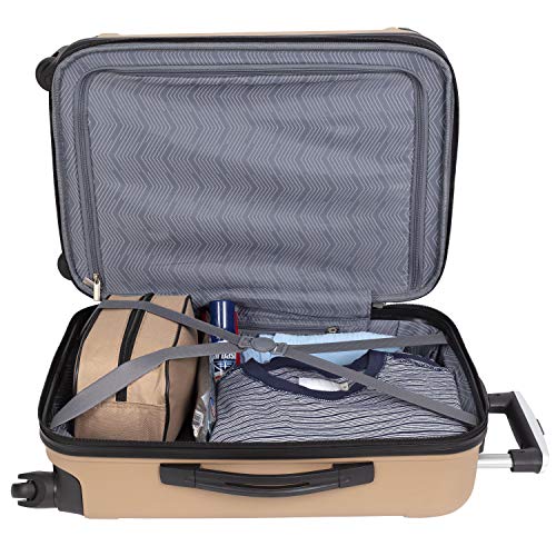 Hardside Luggage 4-Piece Set, Black D65508