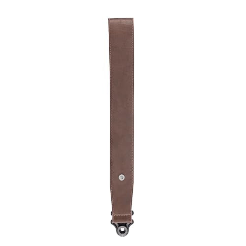 Auto Lock Guitar Strap - Leather - 2.5" Width - Brown G184143