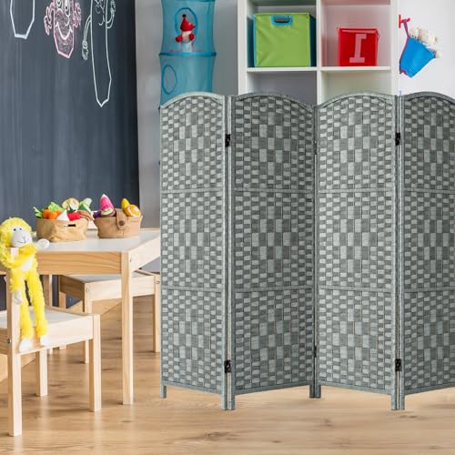 3 Panel Folding Room Divider, Dark Mocha Privacy Screen K453
