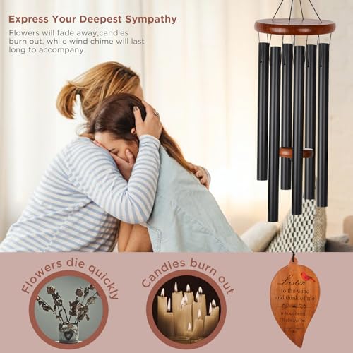 Deep Tone Wind Chimes for Outdoor Memorial Gift G683910
