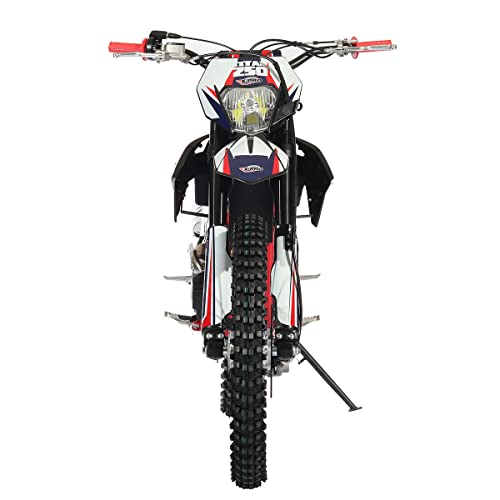 250cc Dirt Bike, 5-Speed Manual, Electric/Kick Start, 21"/18" Wheels N36768