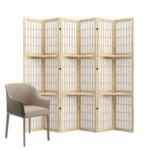 Japanese Shoji Style Folding Room Divider, 4 Panels, Black G5567