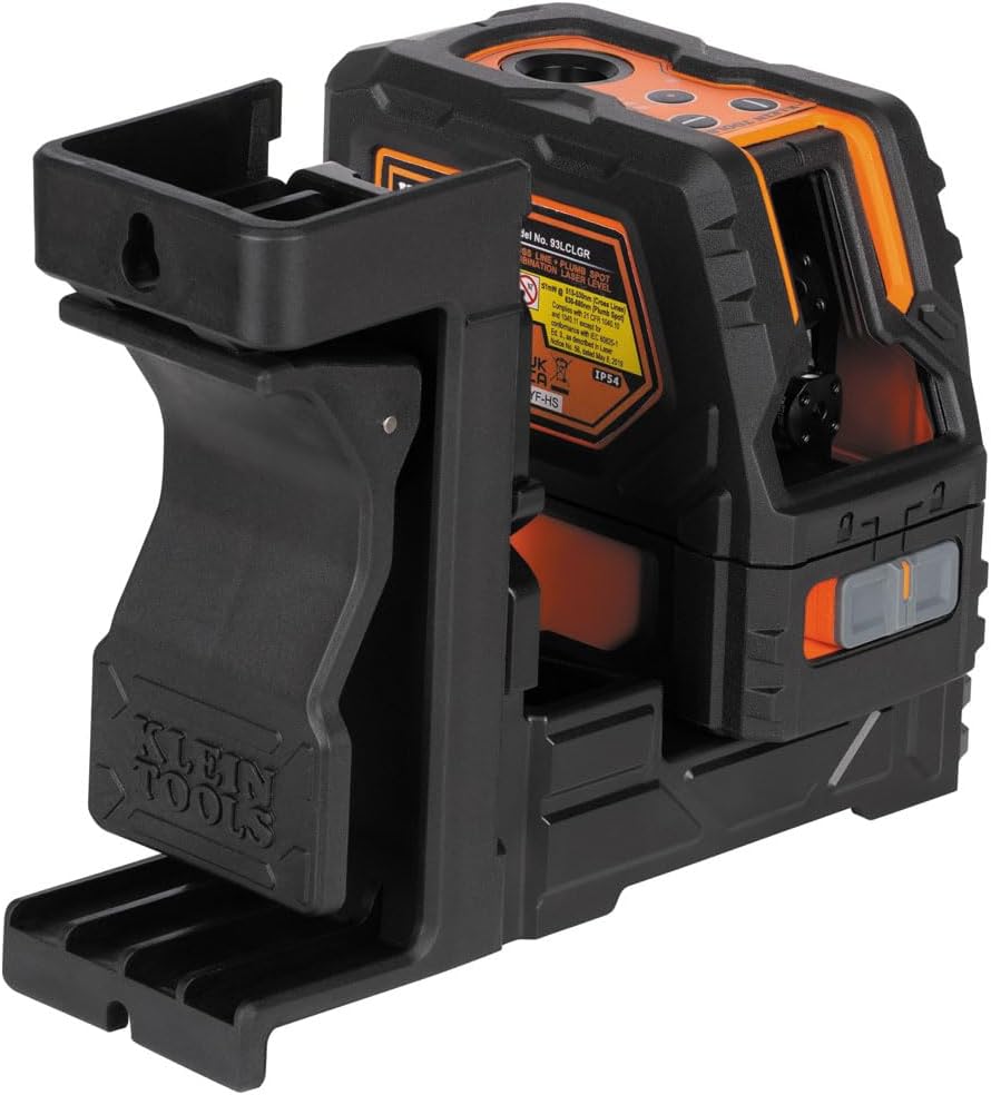 Self-Leveling Laser Level, Rechargeable, Cross-Line with Magnetic Mounting Clamp A77740