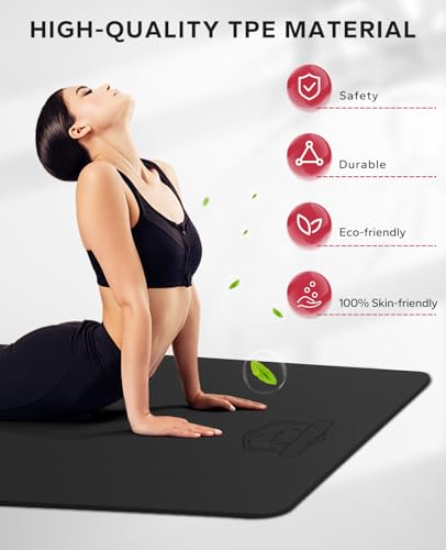 Extra Large Yoga Mat Non-Slip for Home Workouts B4152