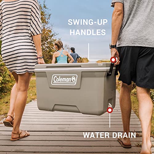 Insulated Portable Hard Cooler, Leak-Resistant, Keeps Ice up to 5 Days N135