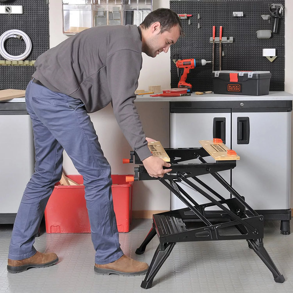 Portable Work Center with Vise J3065