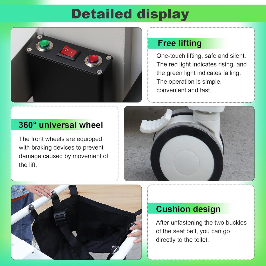 Electric Patient Lift Transfer Chair for Home A993