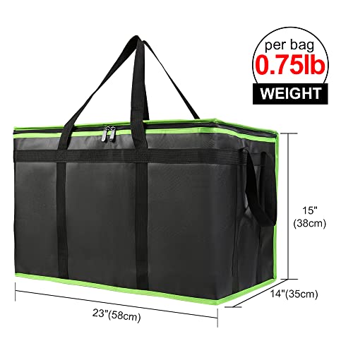 Insulated Food Delivery Bag Hot Cold Meal Carrier F1699
