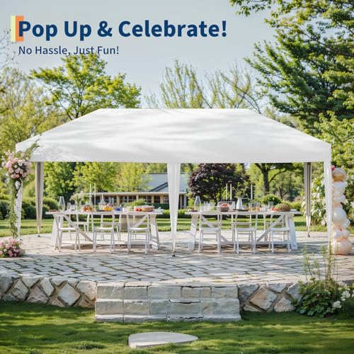 Pop Up Canopy Tent with Roller Bag, Adjustable Height U660
