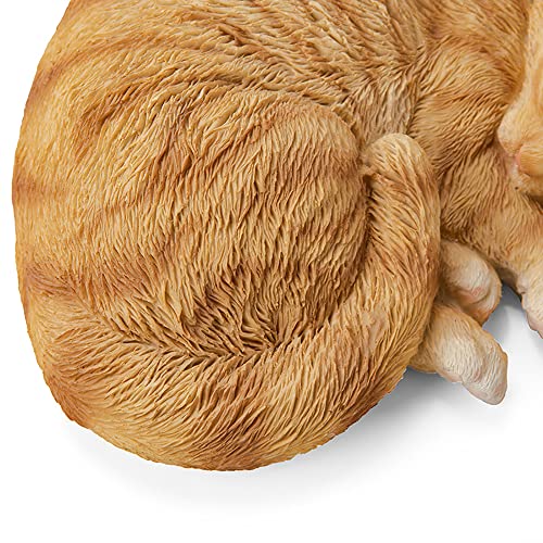 Cat Garden Statue Decor, Resin Realistic Cat Sculptures P4194